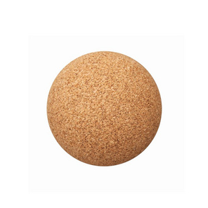 Non-toxic Recycled Lacrosse Peanut Shape Cork Massage Ball for Yoga Pilates Exercise