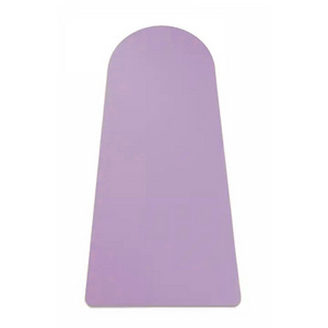 Pu Natural Rubber Pilates Fitness Custom Non Slip  Arch Oval Curve Shaped Rounded 5mm Yoga Mat