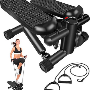 Gym Mini Twist Stepper Exercise Aerobic Fitness Walking ABS Machine With Resistance Band and Pad