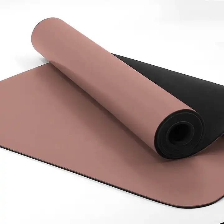 Eco Friendly Custom Print Design High Quality Pu Leather Mat Indoor Outdoor Natural Rubber Yoga Mat