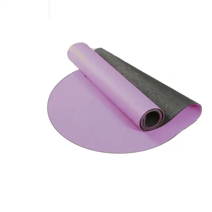 Pu Natural Rubber Pilates Fitness Custom Non Slip  Arch Oval Curve Shaped Rounded 5mm Yoga Mat