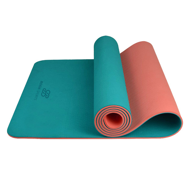 luxury workout exercise TPE yoga mat eco friendly grip 3mm 4mm 5mm 6mm 8mm 10mm anti slip non toxic de yoga 10 mm personalizado