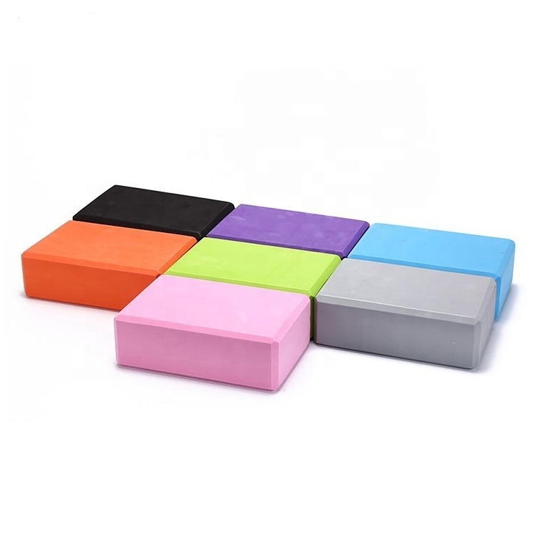 Yoga Foam Blocks Waterproof High Density Massage Yoga Brick Natural EVA Foam Large Pink Yoga Block