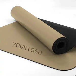 Eco Friendly Custom Print Design High Quality Pu Leather Mat Indoor Outdoor Natural Rubber Yoga Mat