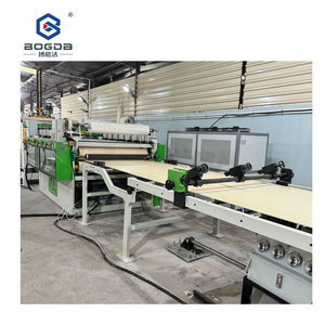 BOGDA Multifunctional PET Film Laminated Glossy Effect PVC WPC Foam Board Solid Wall Panel Extrusion Production Line