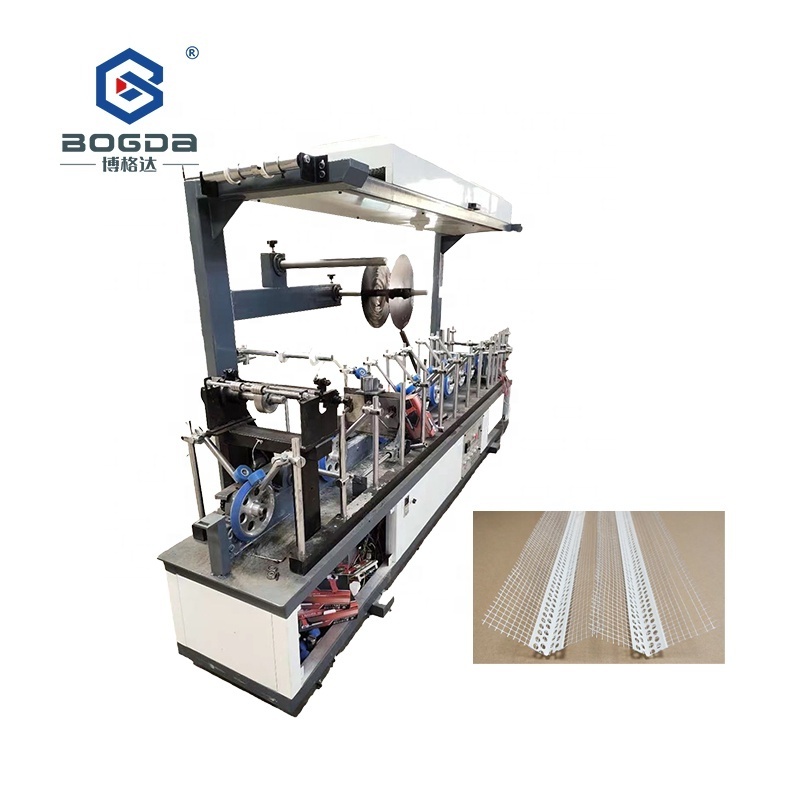 Automatic PVC Corner Bead Fiberglass Mesh Covering Gluing Machine