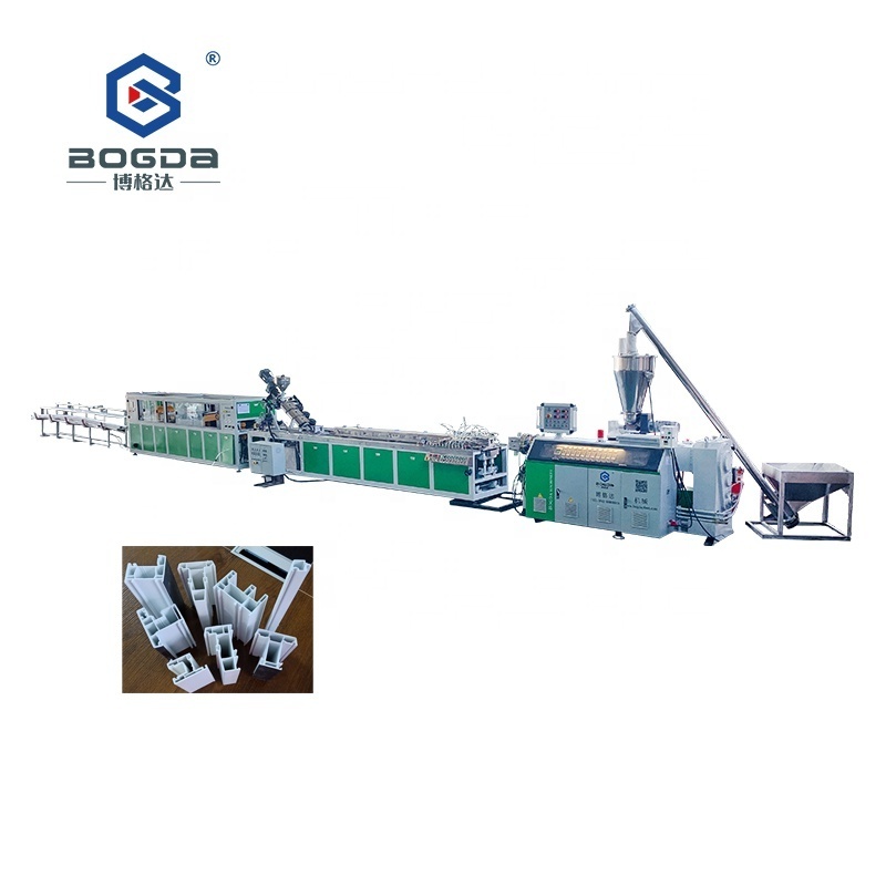 5000kg/24h upvc window door frame extrusion line/profile making machine manufacturer on sale