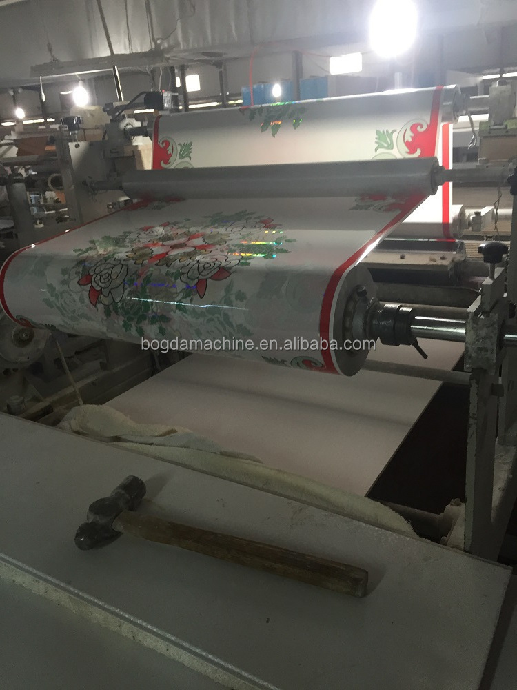 automatic pvc ceiling panel hot stamping machine