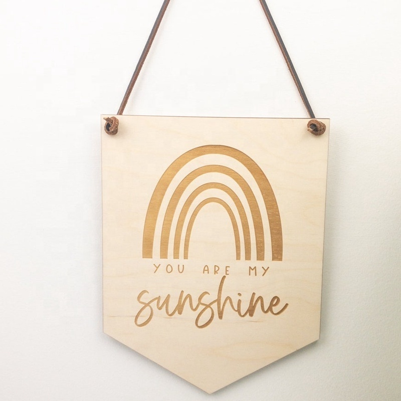 You Are My Sunshine Nursery Toddler Room Decoration  Wood Hanging Sign Wood Nursery Wall Art