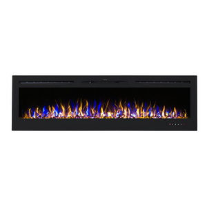 72 inch super long  wall mounted/built in decorative electric fireplace with LVD touch panel