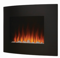 Mini  wall mounted white electric fireplace heater