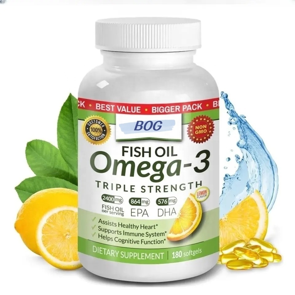 OEM/ODM Omega 3 - Full Spectrum - 180 Count - High Concentrate Formula Fish Oil, Krill Oil