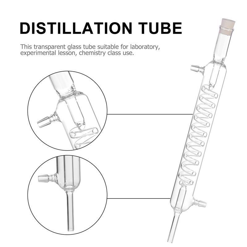 Borosilicate 3.3 Chemistry Coil Glass Condensing Tube Laboratory Glassware Chemistry Extraction Tool  lab Condenser for School