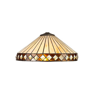 Factory Custom Size Color Minimalistic Yellow Tiffany Style Stained Glass Lampshade for Table lamp Pendant Light Floor