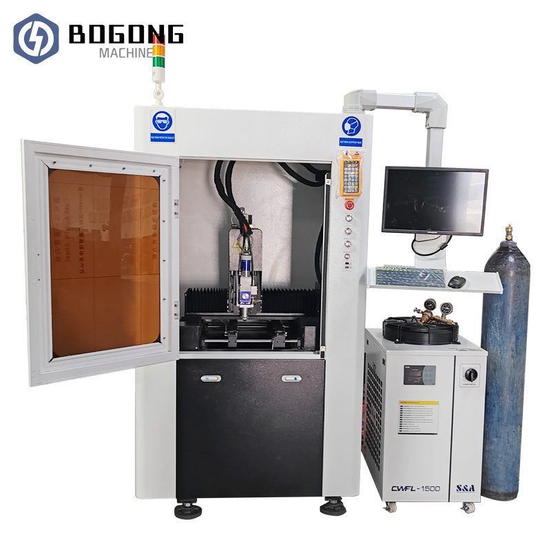 300*300mm high precision enclosed cnc laser cutting machine tube only for carbon steel stainless steel gas cutting machine