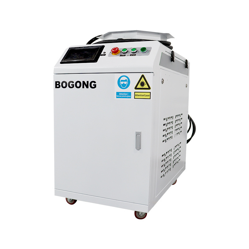 1000W 1500W 2000W portable laser cleaning machine with laser metal rust removal gun