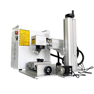 China Split type fiber laser marking machine laser engraving marking machine metal credit card laser engraving machine