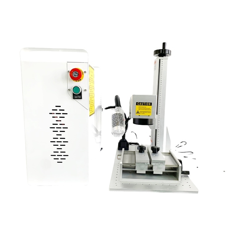 China Split type fiber laser marking machine laser engraving marking machine metal credit card laser engraving machine