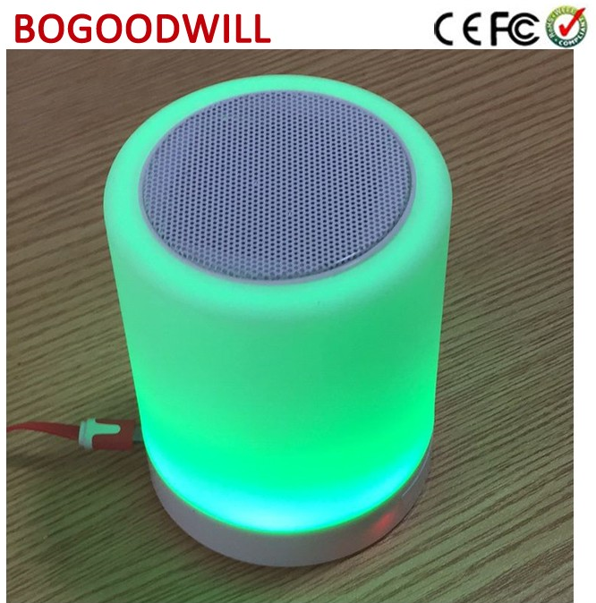 Boyouwill Colorful LED light Bluetooth speakers cheap wireless speaker with RGB lights