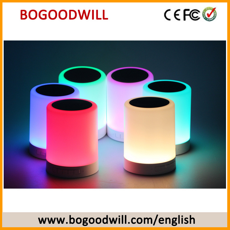 Boyouwill Colorful LED light Bluetooth speakers cheap wireless speaker with RGB lights