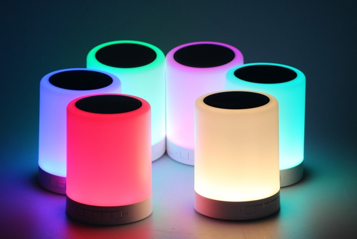 Boyouwill Colorful LED light Bluetooth speakers cheap wireless speaker with RGB lights