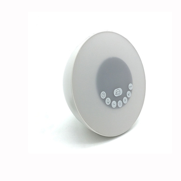 Wake Up Light with BT Speaker Silicone Phone  Mini touch lamp portable speaker  BT Egg Shaped Phone alarm clock speaker