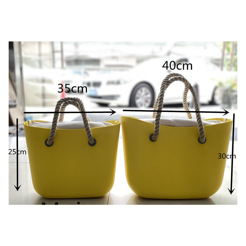 Custom Logo Summer Beach Bog Bag 2023 Waterproof Ladies Hand Bags Large Eva Rubber Bogg Silicone Beach Tote Bag