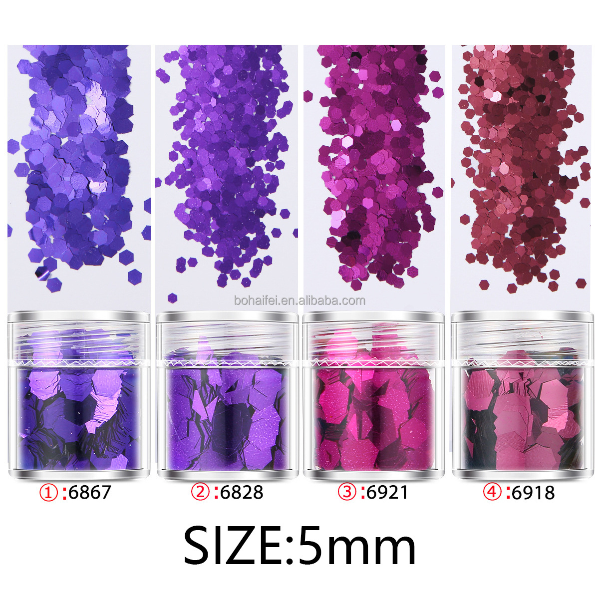 Wholesale bulk Opal chunky Mix glitter for nail and body&crafts