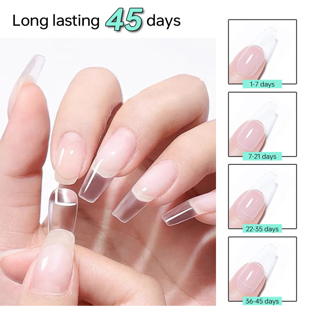 IPHF Non Toxic Strong Adhesive Nail Tips Glue Solid Nail Tips Glue Gel Uv Gel Glue For Press On Nail