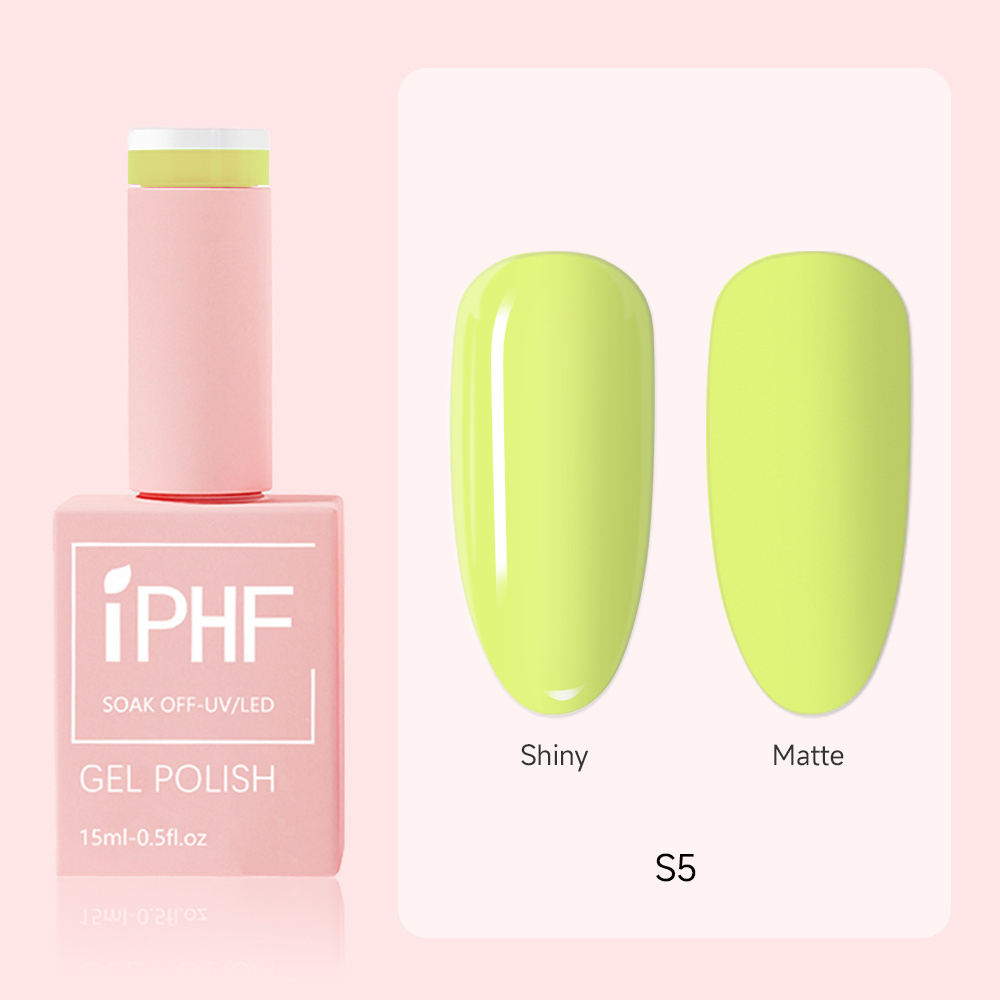 Iphf Hema Free Uv Gel 15ml Nail Art Painting Glue Supplies Salon UV Nail Gel Polish set