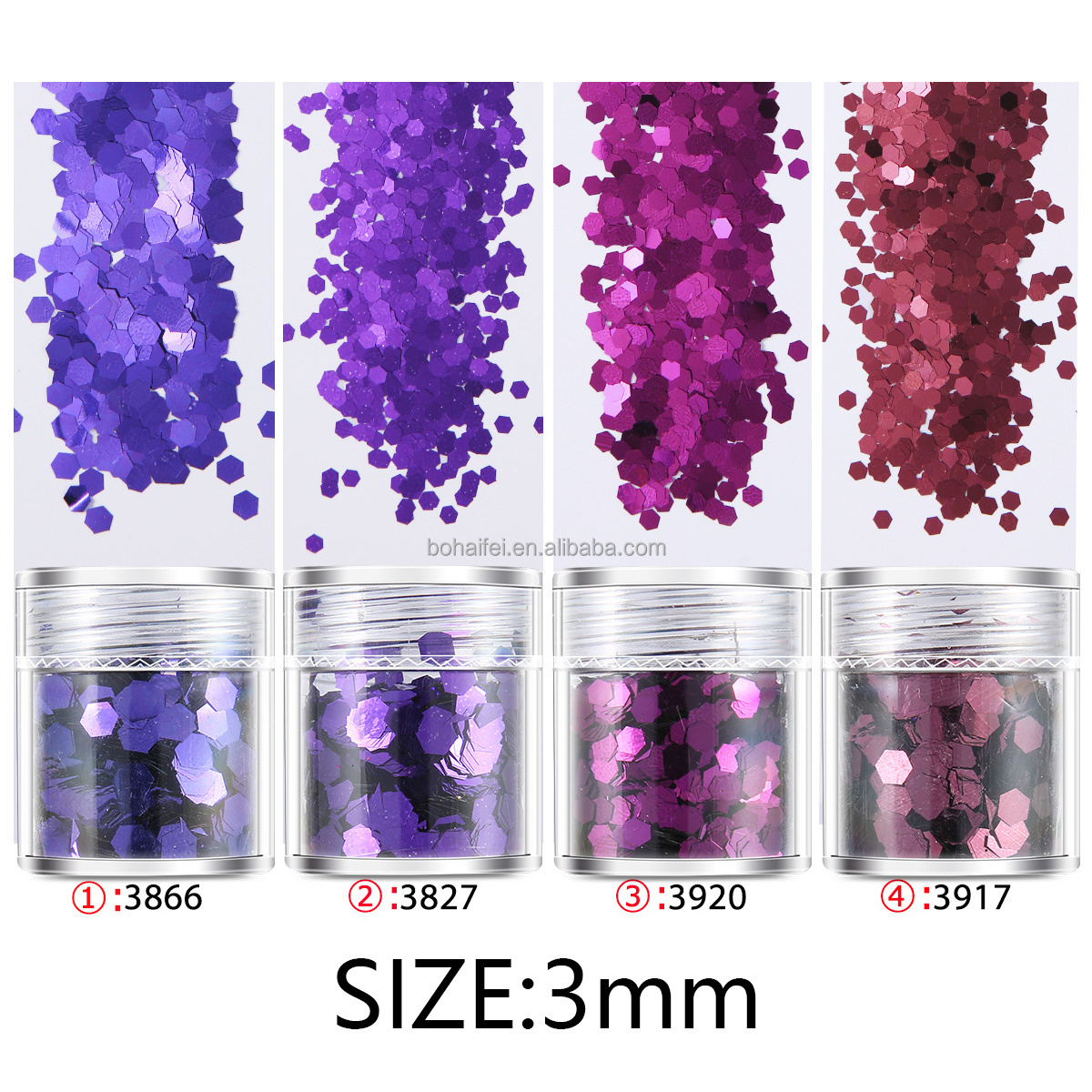 Wholesale bulk Opal chunky Mix glitter for nail and body&crafts