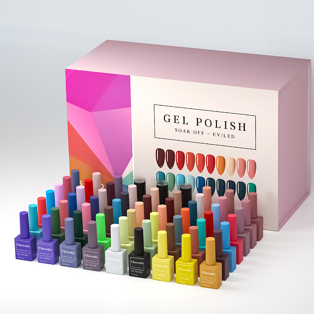 IPHF Custom Packing Uv Gel Polish Set 60 Colour High Quality High Adhesion Long Lasting Nail Gel Polish Uv Gel