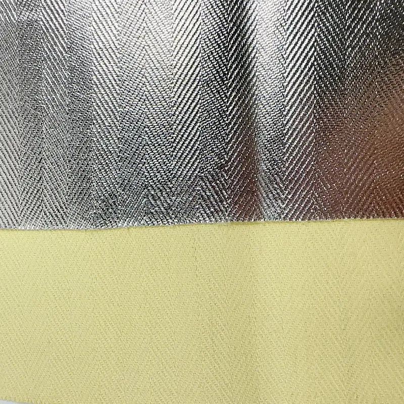 Aramid fabrics Aluminized Fabric heat resistant cloth 100% para aramid fabric