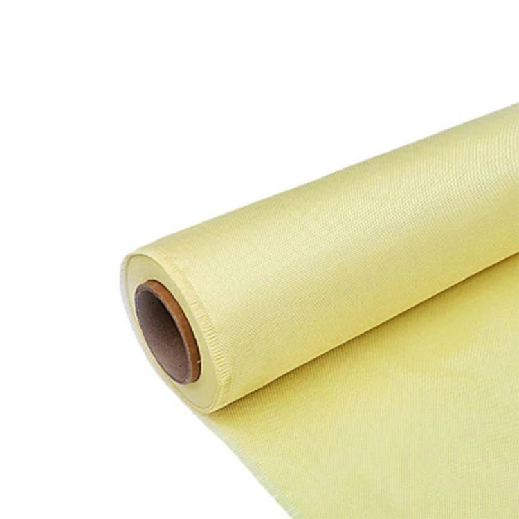 China Factory Manufacture High yellow Aramid Fiber Fabric 1500d Kevlar Fabric Twill Heat Retardant Aramid Cloth