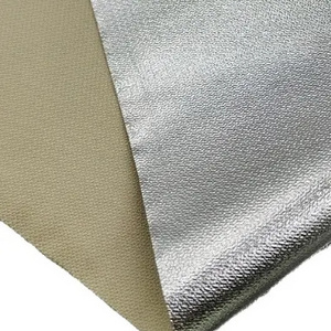 Aramid fabrics Aluminized Fabric heat resistant cloth 100% para aramid fabric