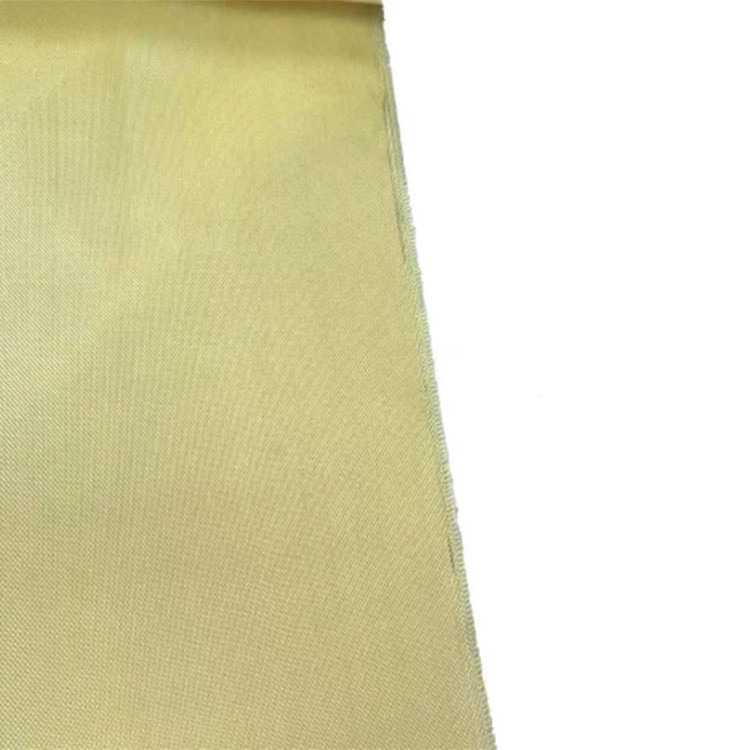 China Factory Cheap Yellow Plain Twill Weave Carbon Aramid Kevlar Hybrid Fabric