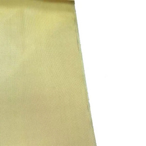 China Factory Cheap Yellow Plain Twill Weave Carbon Aramid Kevlar Hybrid Fabric