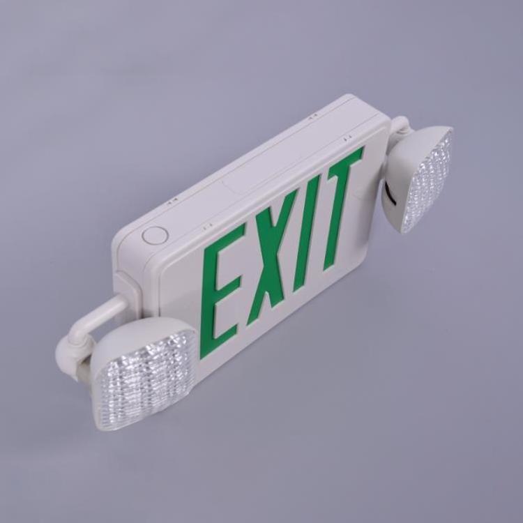 Battery Backup Combo Emergency Exit Sign Led Light