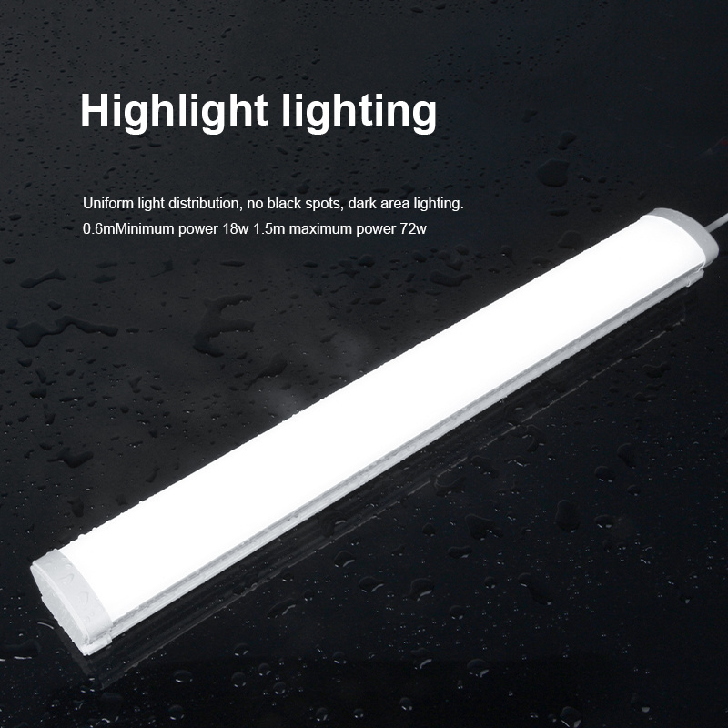 shopping centre car park radar motion sensor led batten lightwaterproof led triproof light ip65