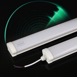 shopping centre car park radar motion sensor led batten lightwaterproof led triproof light ip65