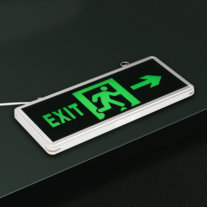 Factory Customized Emergency Exit Sign light Up and Down Left and Right Indicator Signs 3W Emergency Exit Lighting