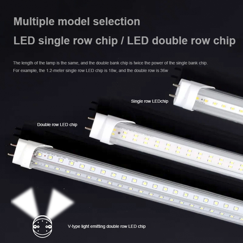 aluminum plastic Milky white lamp cover fluorescent tube transparency lamp cover T8 led light tube