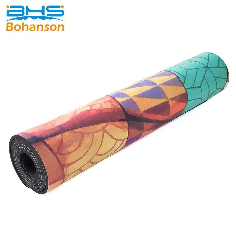 TPE Suede Material Rolls Custom Organic Yoga Mat