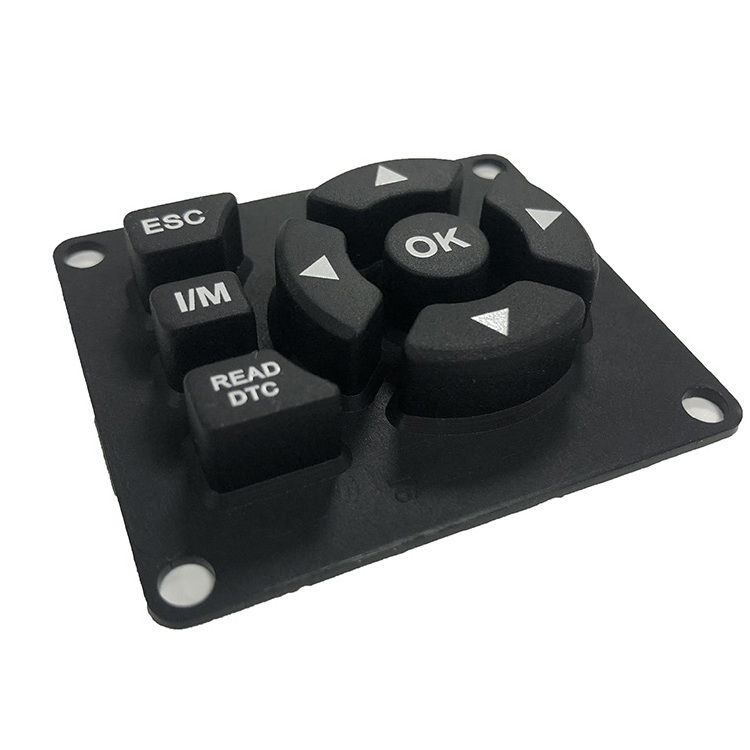 Custom switch membrane keyboard graphic overlay Customized keypad sticker for CNC machine