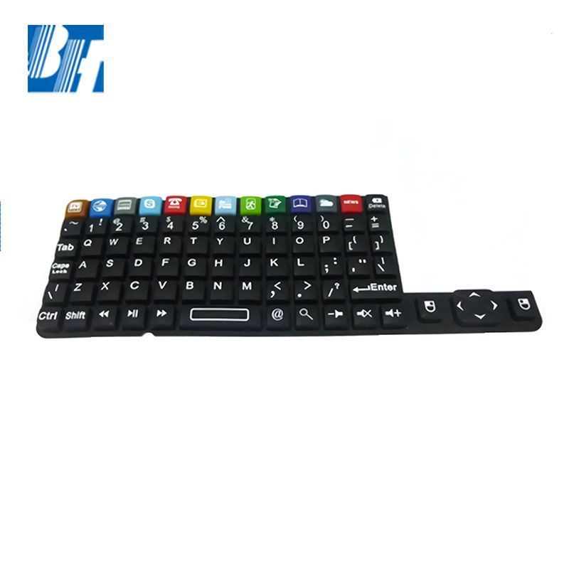 Custom Made Silicone Rubber Numeric Keypad Function Keys Button Membrane Switch For Telecommunication Equipment