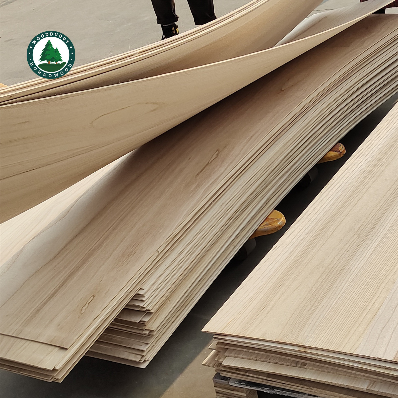 Bohao Wood Paulownia Solid Wood Board Paulownia Surfboards Paulownia Planks for Surfboards 3.5mm