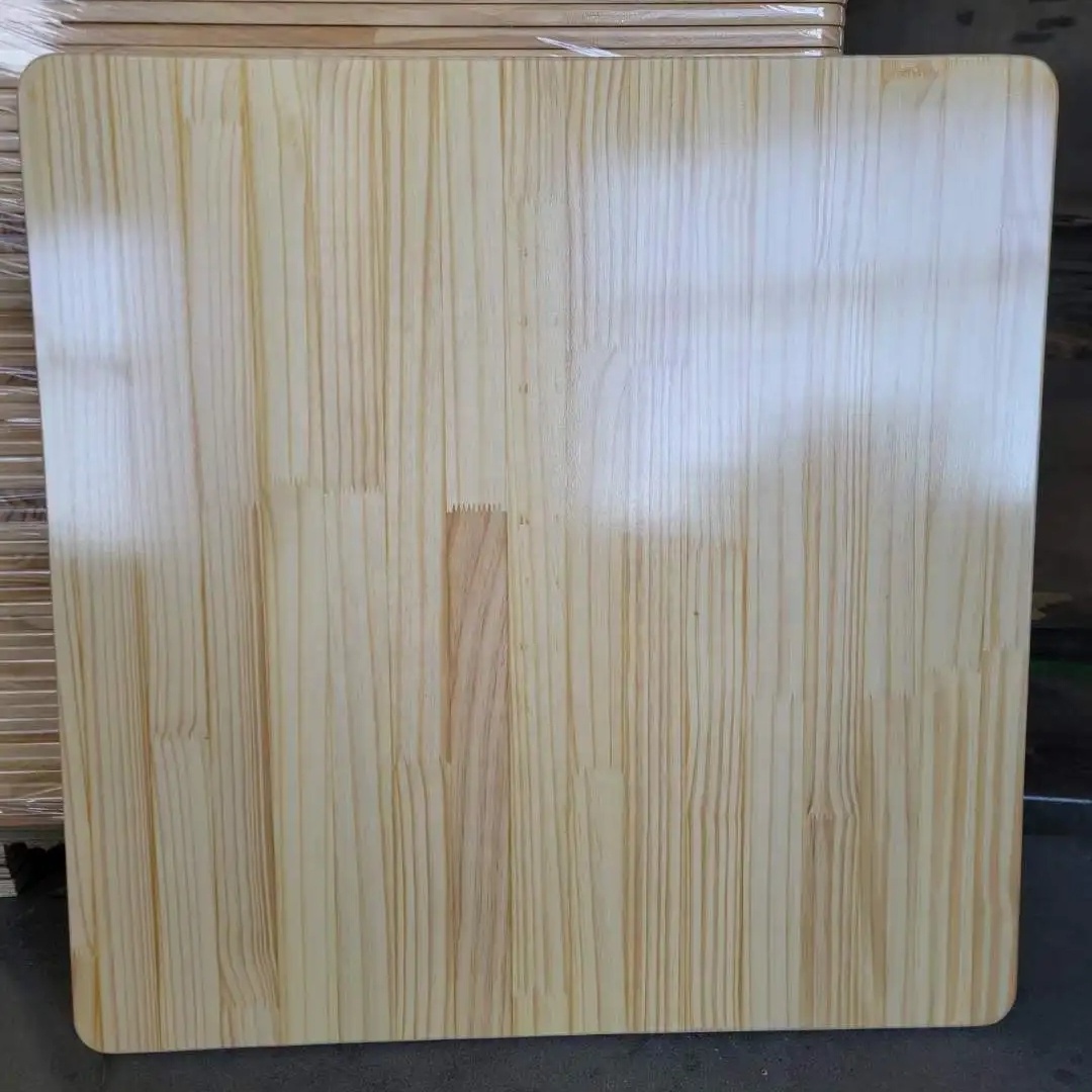 Factory price custom size different thickness rectangle solid pine wood board pine wooden planks