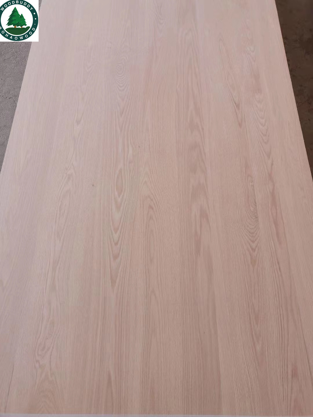 Bohao High Quality and AB/AA Grade Red Oak Timber Board Factory Sale with Customizable Thickness (1220x2440x15/20/30mm)