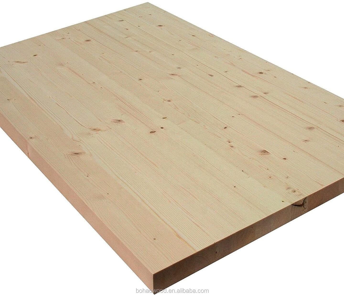 Factory price custom size different thickness rectangle solid pine wood board pine wooden planks