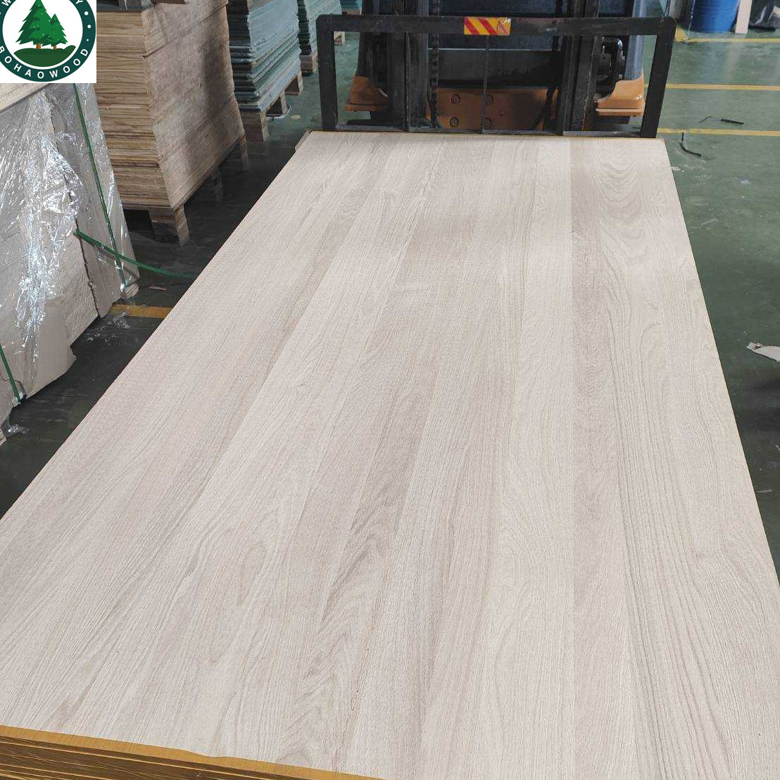 Bohao High Quality and AB/AA Grade Red Oak Timber Board Factory Sale with Customizable Thickness (1220x2440x15/20/30mm)